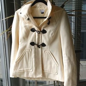 Brigitte Bailey Cream Parka Coat